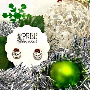 Christmas Skellington Enamel Stud Earrings - Bild 1 von 4