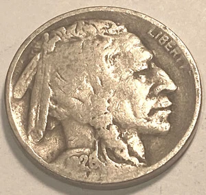 1926 D Buffalo Nickel VG + NO RESERVE *J464 - Picture 1 of 2