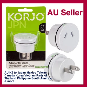 Adapter for Japan from AUS to Asia Korea Taiwan Vietnam Philippine US MX JP Plug - Picture 1 of 13
