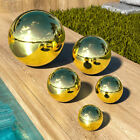 Stainless Steel Gold Mirror Polished Sphere Round Hollow Ball Wedding Home Decor