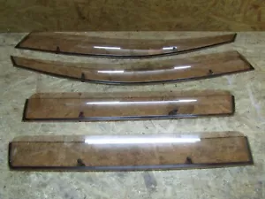 2005 2007 JDM MITSUBISHI OUTLANDER CW5W 4DOOR RAIN VISOR GUARD SET FACTORY OEM - Picture 1 of 12