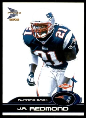 2000 Pacific Prism Prospects J.R. Redmond RC 649/1000 New England Patriots #158 - Image 1 of 2