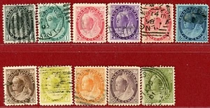 Canadá 1898-02, #74-84, usado, SCV $256,80 - Imagen 1 de 2