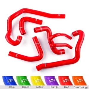 Red For Peugeot 106 GTi Citroen Saxo 16V 1.6 VTS Silicone Radiator Coolant Hose - Picture 1 of 14