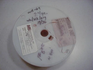 Alambre aislado de teflón WR-69 #24 PTFE, trenzado, cobre plateado 500 pies Nuevo de Lote Antiguo - Imagen 1 de 2