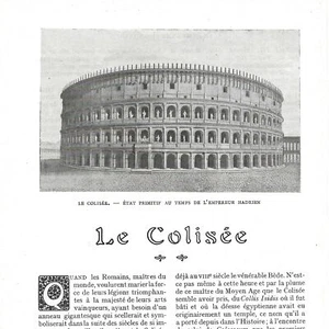 Le Colisée  - Article de presse 1907 - Picture 1 of 4
