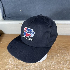 Vintage Carquest Auto Parts K Products Snapback Hat Black Made In USA - Picture 1 of 8