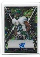 2023 Leaf Exotic Tyjae Spears Kaleidoscope Peacock Auto BA-TS3 4/6