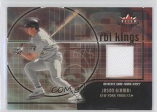 2002 Fleer Triple Crown RBI Kings Memorabilia Jason Giambi