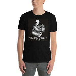 Bigfoot Mystery SOLVED! Short-Sleeve Unisex T-Shirt - Picture 1 of 3