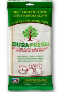 2-pack Multipurpose Dish Cloth GlobEco Maine DuraFresh Biodegradable Wood Fiber - Picture 1 of 8