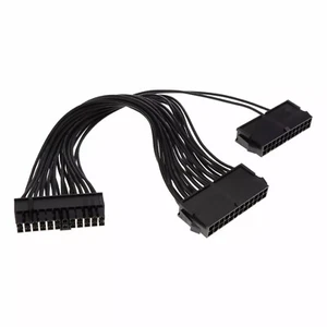 C41 24pin Dual PSU Mainboard Adapter Motherboard Netzteil Verlängerungskabel PC - Bild 1 von 9