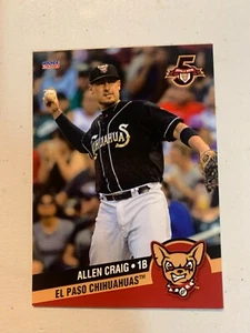 Allen Craig Card 2018 El Paso Chihuahuas Team Card - Picture 1 of 1
