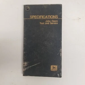 John Deere Test and Service Specifications Manual SP-458 (MAR-85) - Picture 1 of 7
