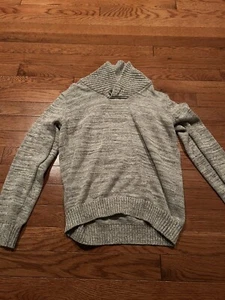 Silver Lake Kids Pullover Sweater Heather Cream M Medium Warm Winter Cowl Neck - Picture 1 of 3