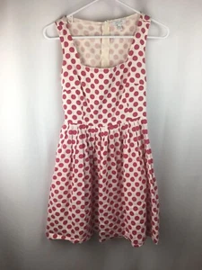 dELiA*s Pink Polka Dot Summer Spring Easter Dress XS Junior With Pockets Y2K - Picture 1 of 6