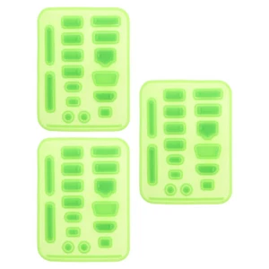 3 zestawy Notebook Wtyczka przeciwpyłowa Port ładowania Ochraniacz Nasadka Przezroczysty USB z otworem - Zdjęcie 1 z 12