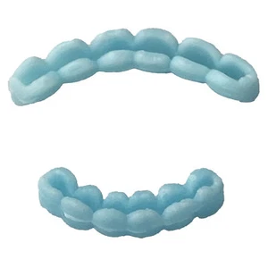 Blue Silicone Grillz Molding Bars Set For Top & Bottom Teeth Grills Wax Molds - Picture 1 of 6