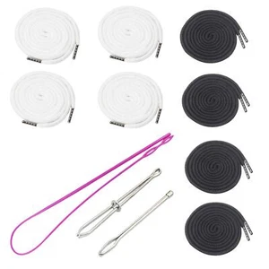 8 Pack Drawstrings Drawcords for Pants Sweatpants Hoodies Scrubs Jackets Shor... - Picture 1 of 9