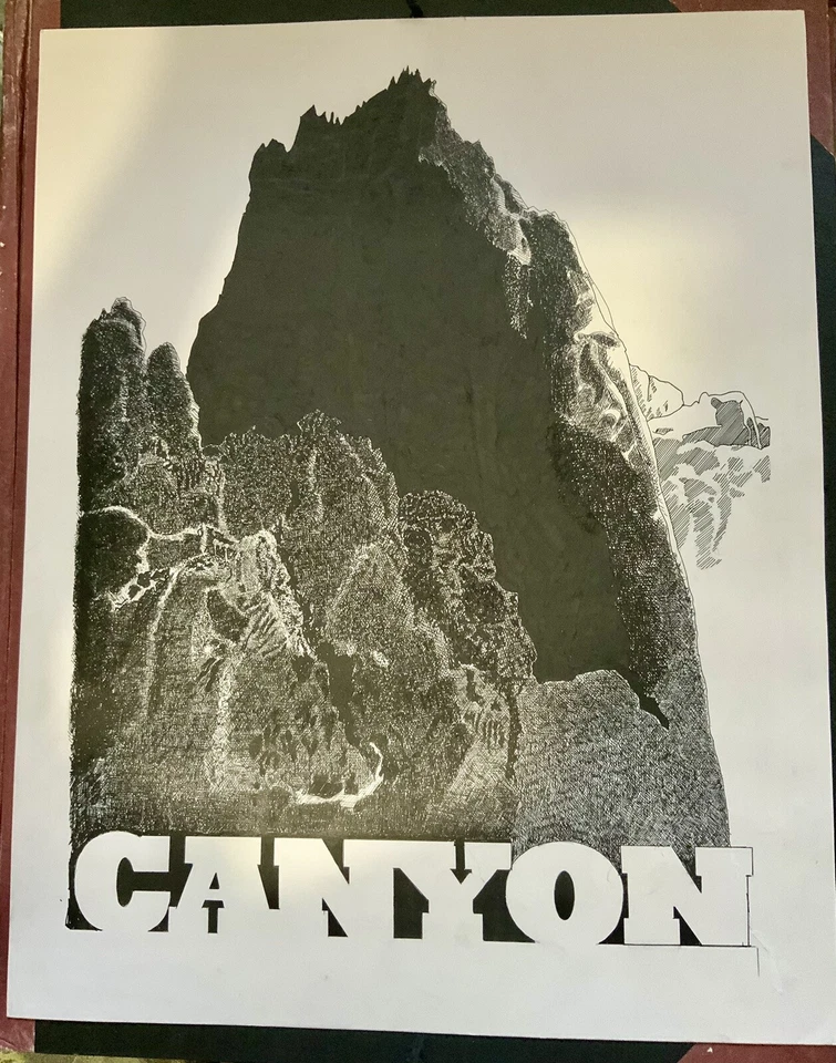 Tinta de dibujo original CANYON Foto 1 de 1