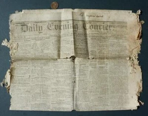 1849 Norfolk Virginia Daily Evening Courier Newspaper - - Picture 1 of 1