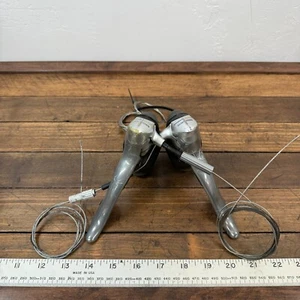 Vintage Shimano 105 Shifters ST-5500 Shift Double FlightDeck 2x9 STI 9 Speed A2 - Picture 1 of 11