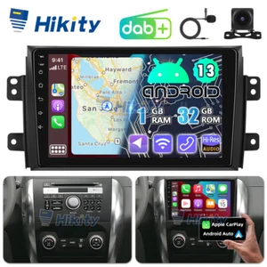 Radio de coche DAB+ CarPlay Android 13 para Suzuki SX4 Fiat Sedici 06-13 GPS Navi RDS - Imagen 1 de 15