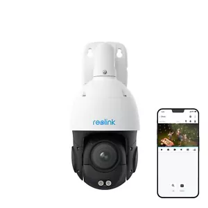 Reolink 4K PoE Überwachungskamera Aussen16X Optischem Zoom 360°/90° Schwenkbare - Bild 1 von 9