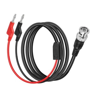 BNC Male to Stackable Dual Banana Plug Test Coaxial Cable for Oscilloscope Probe - Picture 1 of 7