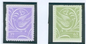 US 3998-3999 Love Wedding Dove, Complete Set/2, Mint NH - Picture 1 of 1
