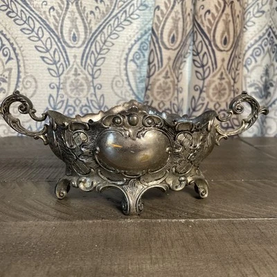 Vintage Godinger Silver Co Silver Ornate Jardinière Planter/centerpiece - Image 1 of 4