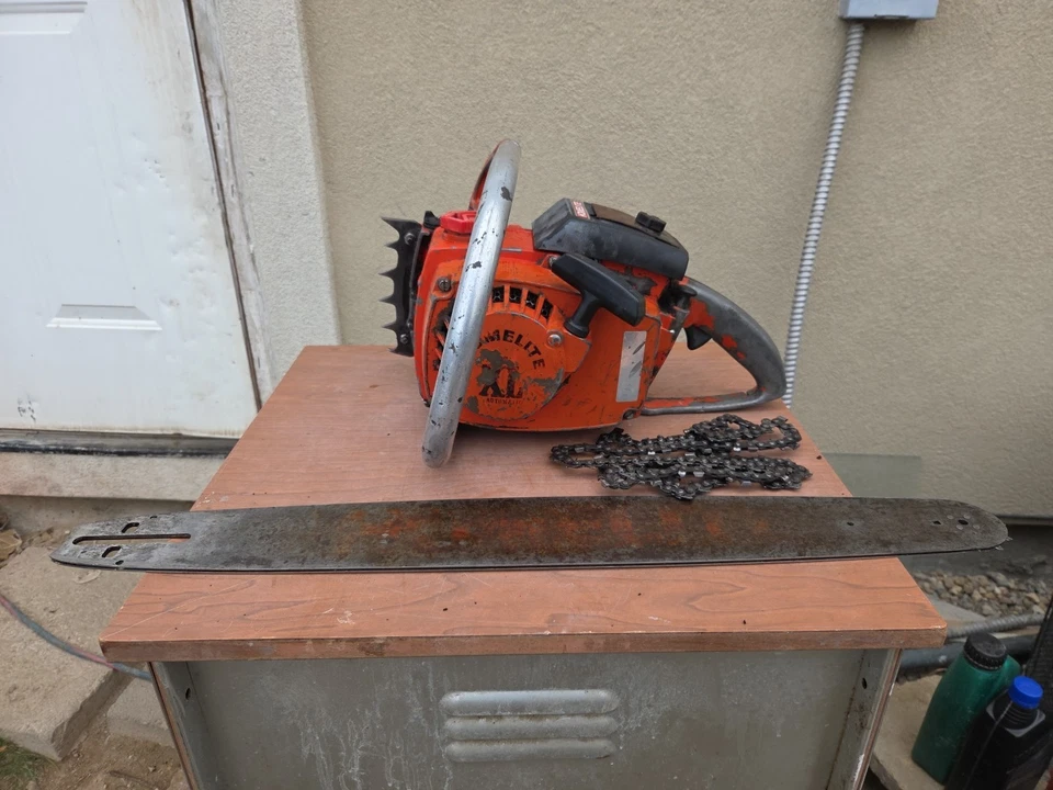 Vintage Homelite Super XL Automatic Chainsaw Read Description  - Image 1 of 4
