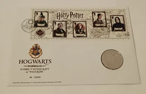 2019 The Harry Potter Coin & Stamps Collection/Medallion PNC Cover Neu #1 of 2 - Bild 1 von 3
