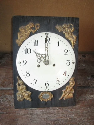 Mouvement d'horloge ancien à échappement arrière - Photo 1/4