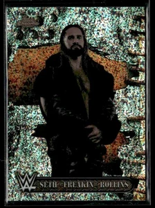 2025 Chrome WWE x Cactus Jack #17 Seth "Freakin" Rollins rifrattore a macchie #/299 - Foto 1 di 2