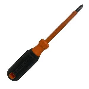 Klein Tools Phillips Screwdriver – 1000V Insulated – 8 Orange – Used - Picture 1 of 12