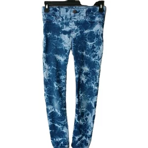 Wonder Nation Girls Denim Jean Jeggings Size Lrg 10/12 Blue Pockets Elastic Used - Picture 1 of 7