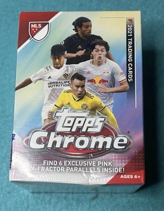 2021 TOPPS CHROME SOCCER BLASTER BOX - Picture 1 of 2