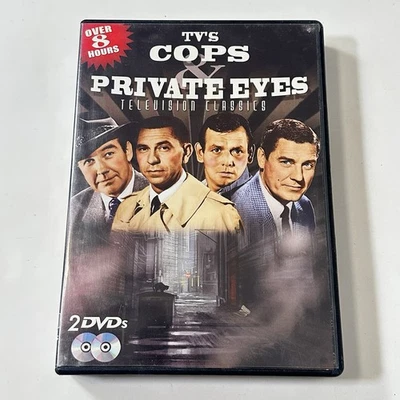 TVs Cops: Private Eyes, 8+ Hours of TV Classics (DVD, 2011, 2-Discs) Foto 1 de 4