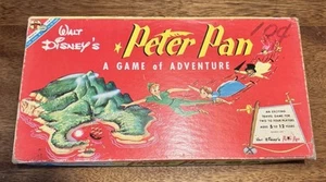 Vtg Complete 1953 Walt Disney Peter Pan Board Game Transogram w/ Instructions - Picture 1 of 24