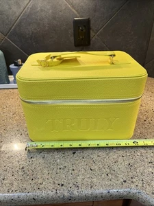 Preowned Truly, Makeup Storage Container, Yellow - Picture 1 of 14