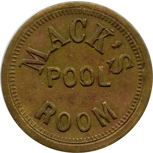Unbekannter Maverick Mack's Poolraum gut für 5 ¢ Handelsmarke - Bild 1 von 2