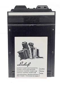 Linhof 4x5 Sheet Film Holder, One Single with IB, Numbered 3-4, MINT - Picture 1 of 1
