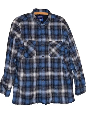 Pendleton The Original Board Shirt Jac Mens L USA Virgin Wool Flannel Plaid - Image 1 of 4