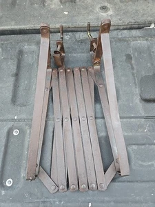 Vintage Ford Model T Running Board Clamp On Folding Expandable Luggage Rack - Foto 1 di 11