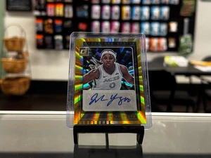 2025 Panini Donruss WNBA Jackie Young Auto Signature Series Gold Laser /10 ACES - Picture 1 of 2