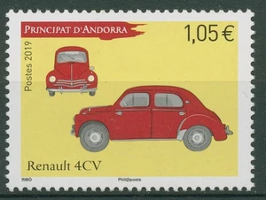 Andorra (frz.) 2019 Automobile Renault 855 postfrisch - Picture 1 of 1