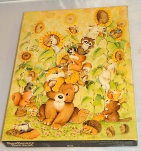 Springbok SUNFLOWER HARVEST 500 Jigsaw Puzzle PZL4115 Vintage Hallmark - Picture 1 of 8