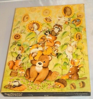 Springbok SUNFLOWER HARVEST 500 Jigsaw Puzzle PZL4115 Vintage Hallmark - Image 1 of 4