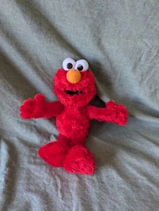 Peluche Elmo Plaza Sésamo 8 pulgadas juguete rojo Pbs desaliñado suave ojos pequeños - Imagen 1 de 12
